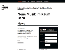 Tablet Screenshot of ignm-bern.ch
